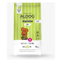 ALDOG Adult Lamb sausas maistas šunims su ėriena, 12 kg