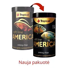 Tropical Soft Line America L minkštas maistas visaėdėms ir mėsėdėms Amerikos žuvims 100 ml — 3 nuotrauka