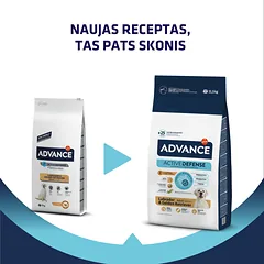 Advance Labrador & Golden Retriever Adult Sausas Pašaras Labradorų ir Auksaspalvių Retriverių veislės šunims 11.5 kg — 2 nuotrauka