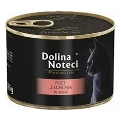 Dolina Noteci Premium katėms su lašišos filė padaže 185g