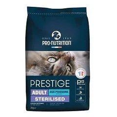 Pro Nutrition Prestige Sterilised Adult Fish sausas maistas sterilizuotoms katėms, 2 kg nuotrauka