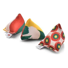 Canadian Cat Company 3 vnt. katžolės mini piramidės, Reggae dryžuotas — 4 nuotrauka