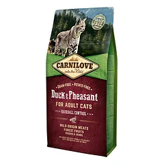 CARNILOVE Duck&amp;Pheasant Adult Cat Hairball Control
