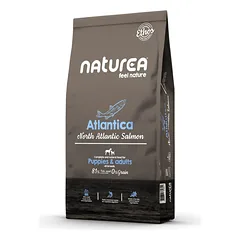 Sausas maistas suaugusiems ir jauniems šunims su lašiša – Naturea Ethos Atlantic Salmon Adult & Puppies nuotrauka