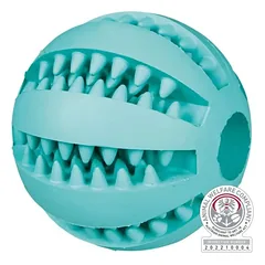Trixie Denta Fun kamuolys, mėtinis, natūrali guma, ø 5 cm