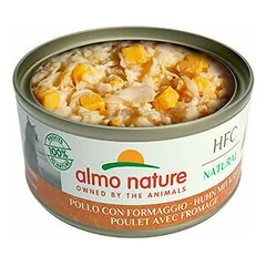 Almo Nature HFC Natural vištiena su sūriu, drėgnas maistas katėms 70 g — 3 nuotrauka