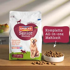 Smølke Hund Senior Medium sausas maistas šunims — 4 nuotrauka