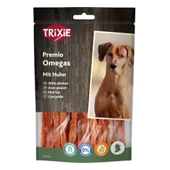 Trixie PREMIO Omega juostelės, vištiena, 100 g (pak.6)