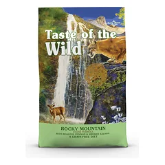 TASTE OF THE WILD Rocky Mountain 6,6 kg su kepta elniena ir rūkyta lašiša