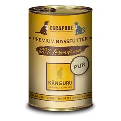 Escapure Kangaroo Pure - wet food for dogs and cats, 100% kangaroo meat