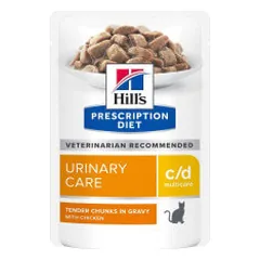 Hill's Prescription Diet Feline c/d guliašas su vištiena katėms