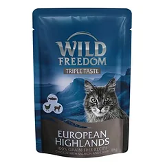 Wild Freedom Triple Taste Pouches drėgnas maistas katėms 8 x 85 g — 2 nuotrauka