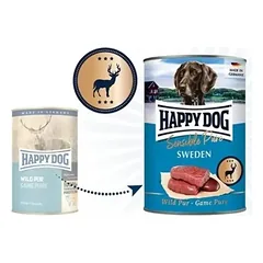 Happy Dog Sensitive Pure Sweden konservai šunims su žvėriena, 800 g