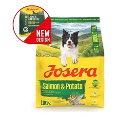 Josera Salmon & Potato 12,5 kg – begrūdis sausas maistas šunims su lašiša