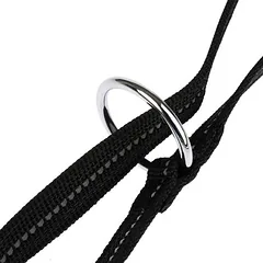 TIAKI pavadėlis šunims Reflective Rubber, juodas, 200 cm ilgio, 20 mm pločio — 5 nuotrauka