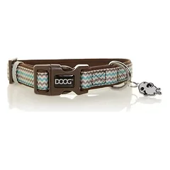 DOOG Halsband Benji braun/blau zigzag nuotrauka