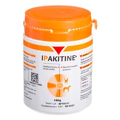 VETOQUINOL Ipakitine  vitaminų preparatas, palaikantis inkstų funkciją katėms ir šunims, 180g