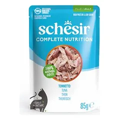 Schesir Complete Nutrition filė drebučiuose 6 x 85 g pakeliuose, drėgnas maistas katėms — 3 nuotrauka