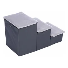 TIAKI sulankstomi augintinių laipteliai, 3 pakopų, L 76 x B 39 x H 41 cm — 2 nuotrauka