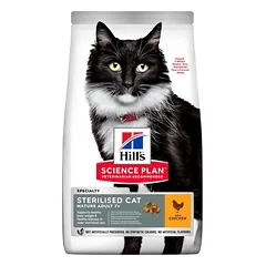Hills Science Plan Sterilised Cat Mature Feline Adult ėdalas katėms su vištiena
