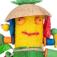 TIAKI paukščių žaislas Liufos žmogeliukas, apie L 30 x B 16 x H 10 cm — 5 nuotrauka