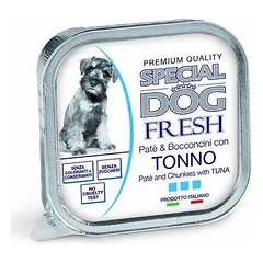 Special Dog Fresh Adult paštetas ir Chunkies su tunu, drėgnas maistas šunims 150 g