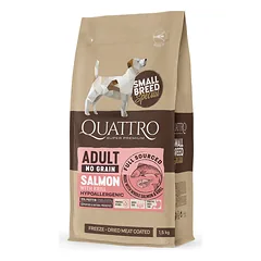 Quattro Small Breed Adult Salmon 1.5Kg