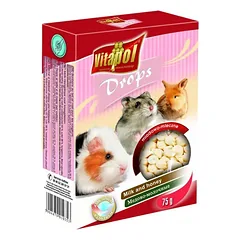 Vitapol lašeliai graužikams su pienu ir medumi 75 g