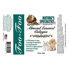 Nature's Specialties Foo Foo Almond Essence Cologne - kvapnus vanduo šunims ir katėms, su migdolų aromatu, 946ml — 2 nuotrauka
