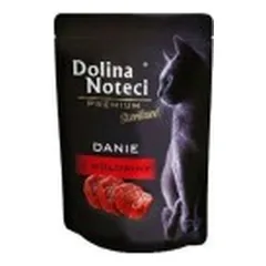 Guliašas sterilizuotoms katėms su jautiena Dolina Noteci Dish, 85 g parduotuvėje akvanamai.lt