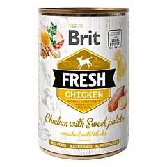 Brit Fresh Chicken & Sweet Potato konservai šunims photo