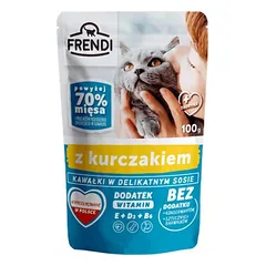 Frendi gabaliukai subtiliame padaže su vištiena 12x100g