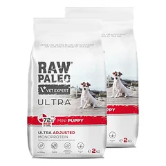 Vetexpert RAW PALEO ULTRA BEEF PUPPY MINI 2x8KG