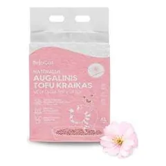 Tofu BeloCat vyšnių žiedų kvapo kraikas, 6 l / 2,5 kg