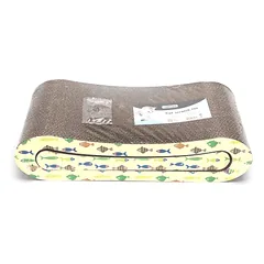 Nobleza draskymo lenta katei 2in1,ruda, 44.5x20x11 — 5 nuotrauka