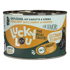 Lucky Lou Senior drėgnas maistas katėms, ekonominė pakuotė 24 x 200 g, 200 - 399 g — 2 nuotrauka
