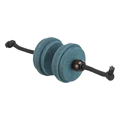 Trixie citystyle hantelės žaislas katėms su virvele, veltinis, mediena, 13 cm — 2 nuotrauka