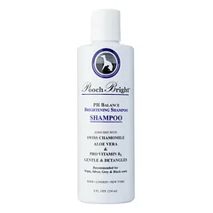 Les Poochs Bright Shampoo - prabangus šviesinantis šampūnas šunims, tinkamas šviesiems ir ryškiems kailiams, koncentratas 1:20