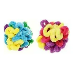 Cat toy Curly cat and kitten ball Ø 5 cm