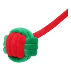 Nobleza kalėdinė virvė su kamuoliukais žaislas šunims, 36 cm — 3 nuotrauka