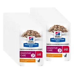 HILL'S PD Prescription Diet i/d Feline Tender Chunks in Gravy with Chicken su vištiena 24x85g