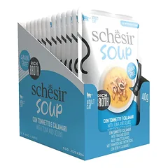 Schesir Soup tunas su kalmarais, 12x40 g maišelis