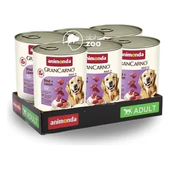 GranCarno Adult Beef + Lamb konservai šunims su jautiena ir ėriena 800g*6vnt.