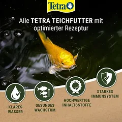 TetraPond tvenkinio žuvų lesalas Flakes, Ekonominė pakuotė: 2 x 4 L — 5 nuotrauka