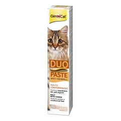 GIMCAT ANTI-HAIRBALL DUO PASTE MALT+CHEESE 50g