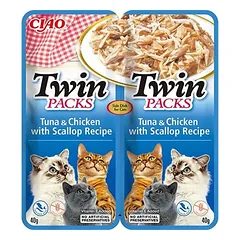 Inaba Cat Ciao TwinPack drėgnas maistas katėms 12x2x40 g — 2 nuotrauka