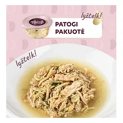 Delickcious vištienos sriuba katėms su kumpiu ir špinatais, 80 g — 2 nuotrauka