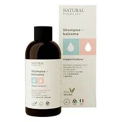 Natural Derma Pet šampūnas ir kondicionierius kailiui 2in1, 200 ml