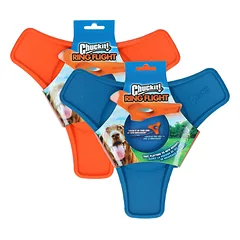 CHUCKIT Ring Flight žaislas mėtymui šunims, 24 cm, mėlynas — 3 nuotrauka