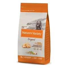 Nature's Variety Original Med/Max Adult Chicken begrūdis, sausas maistas šunims, 2 kg